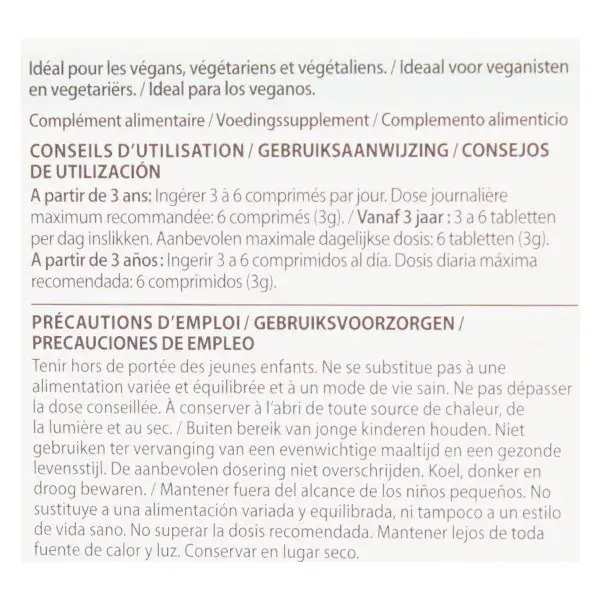 Pranarom Micro-Algues Spiruline Bio 150 comprimés