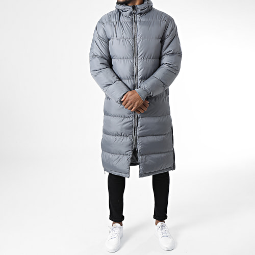 Doudoune Longue Capuche TR-2201 Gris