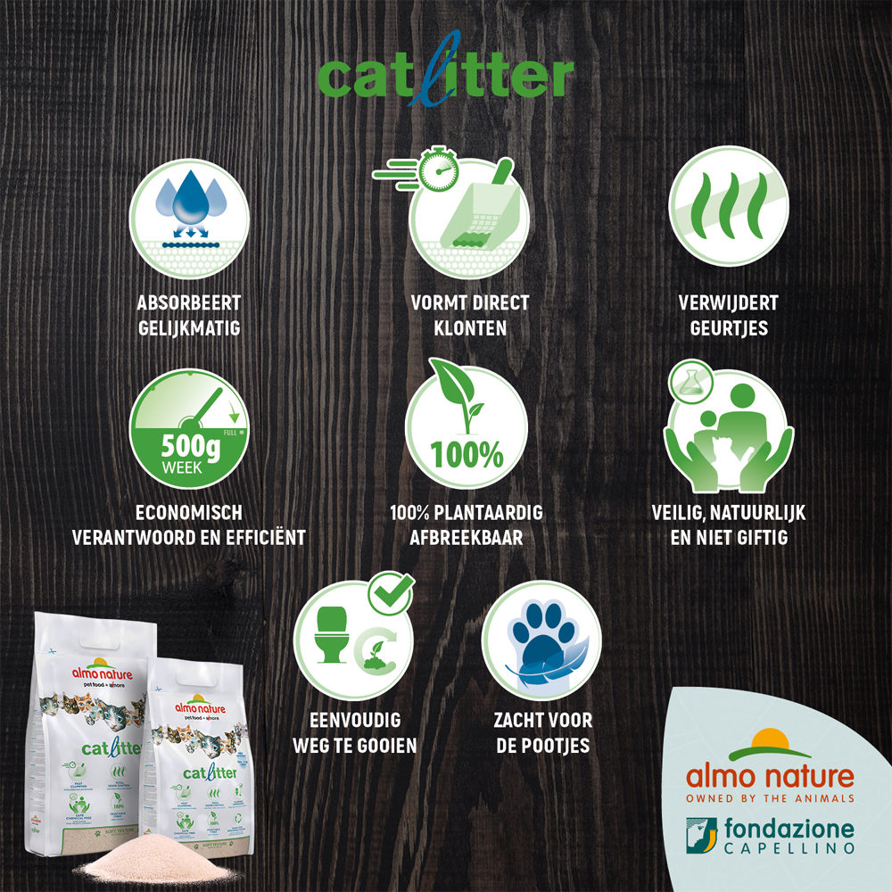 Almo Nature Naturel Kattenbakvulling