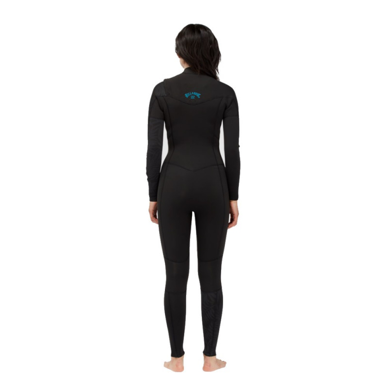 Combinaison Femme Billabong Synergy 3/2 frontzip noir