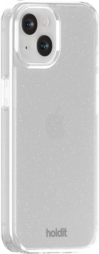 HoldIt Glitter Case iPhone 15/14/13 Hvid