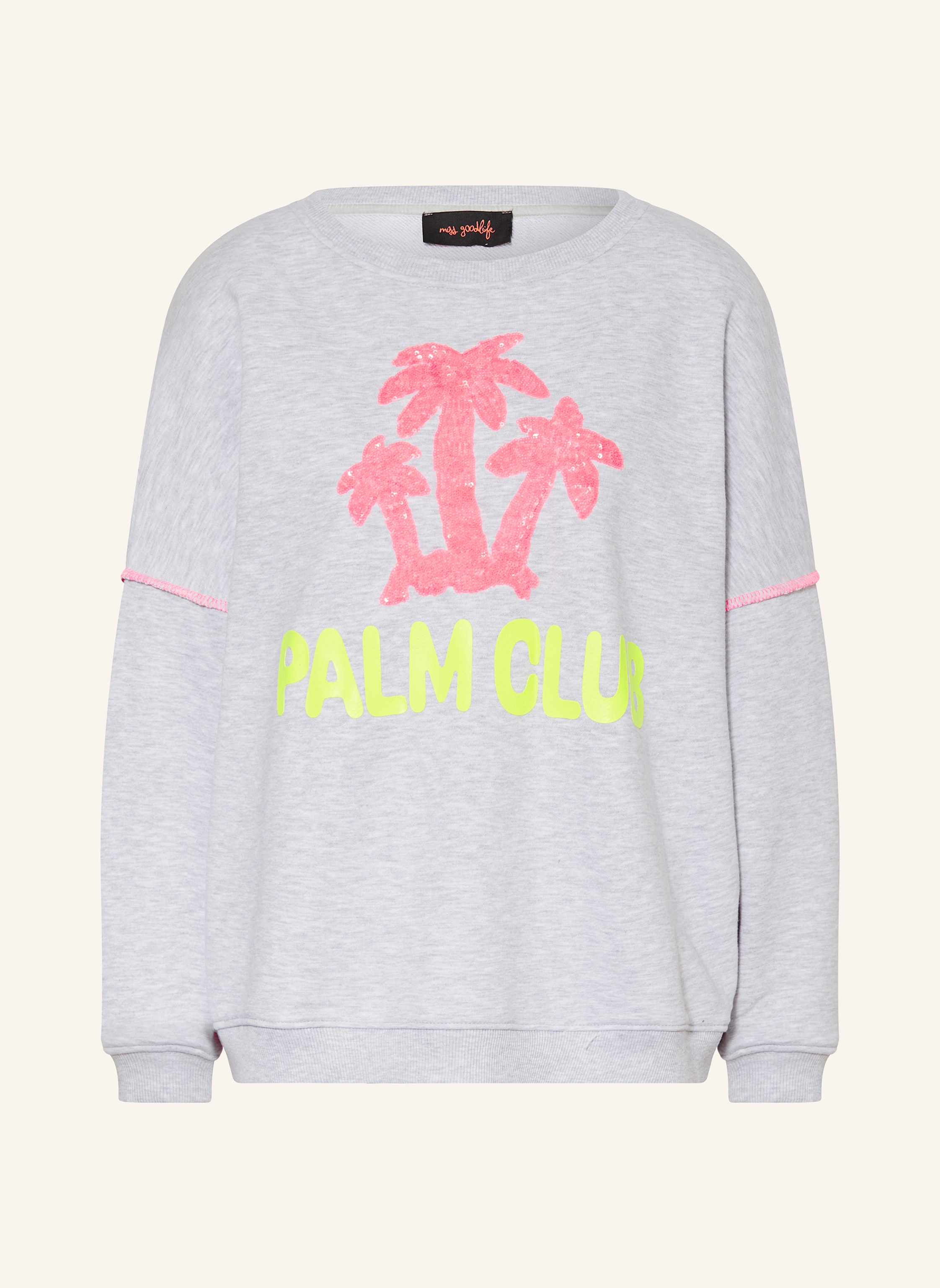 miss goodlife Sweatshirt mit Pailletten