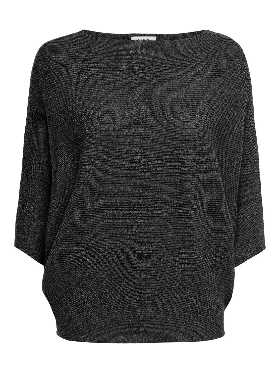 JDYNEW Strickpullover Dark Grey Melange
