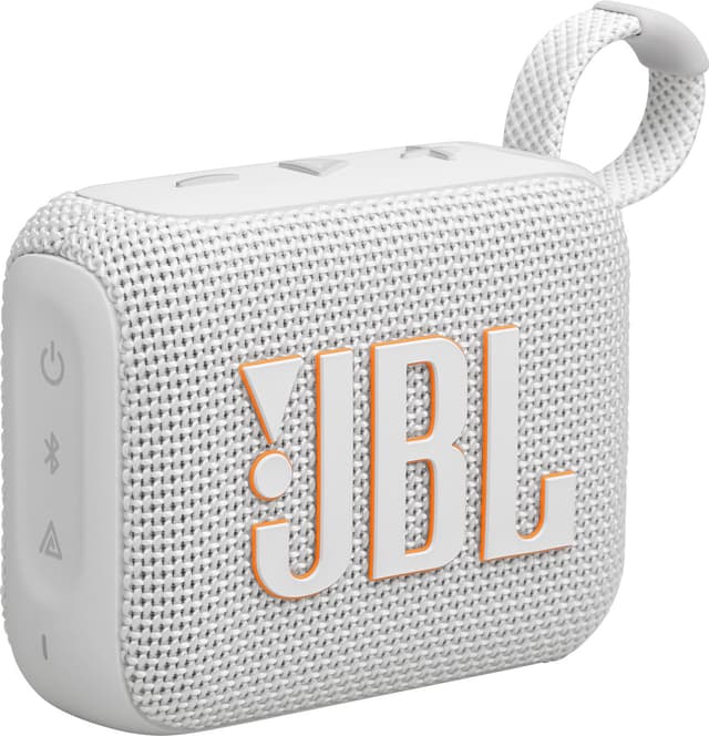 JBL Go 4 bærbar højttaler (hvid)