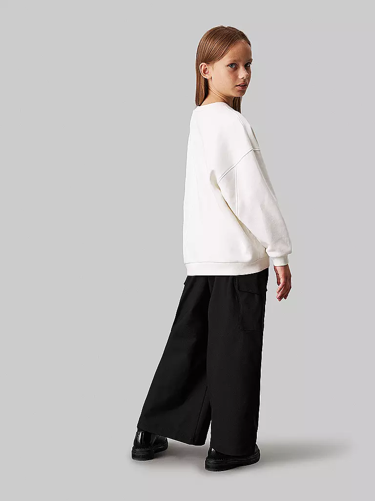 CALVIN KLEIN JEANS Mädchen Cargohose schwarz