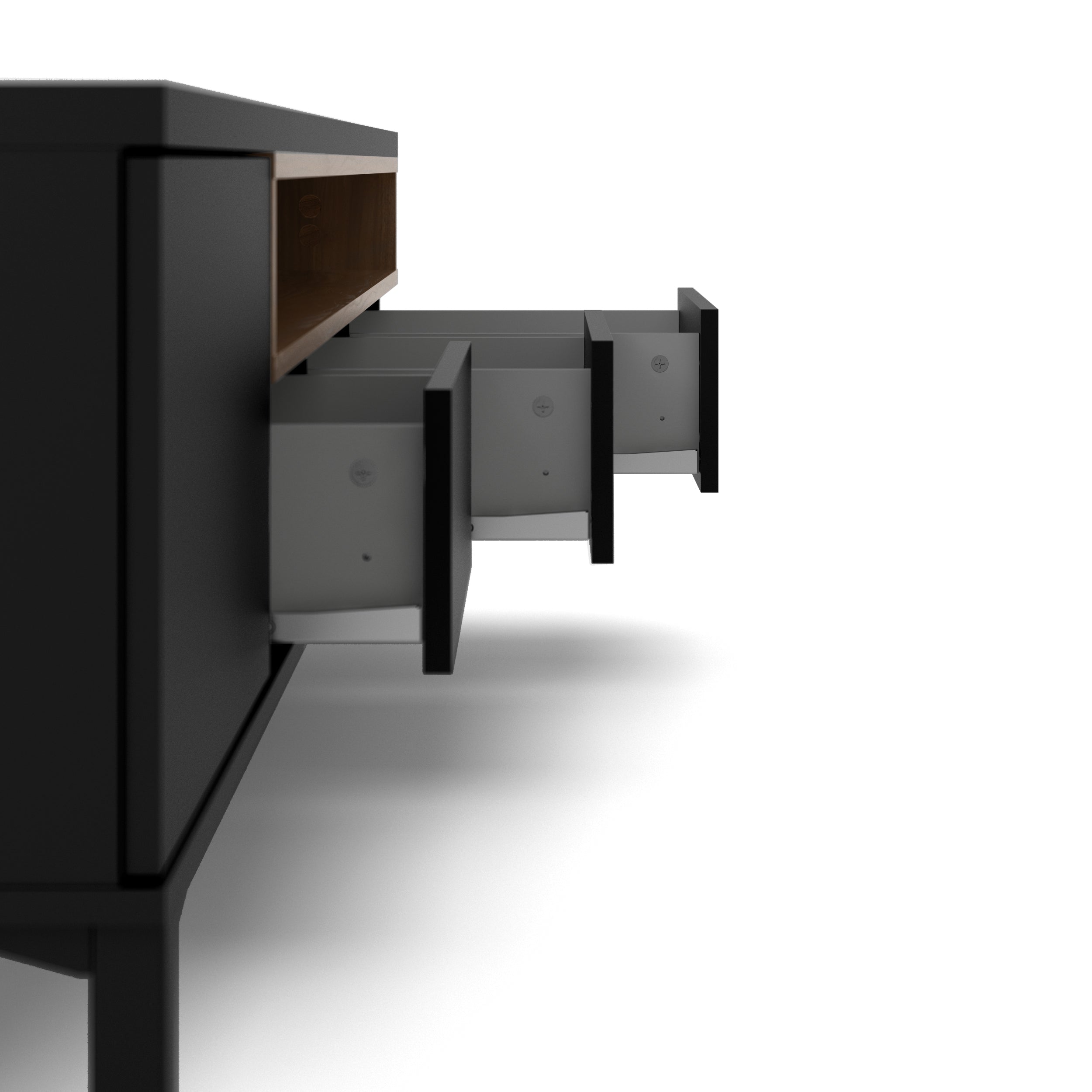 by fonQ basic Nook Tv-meubel - Zwart