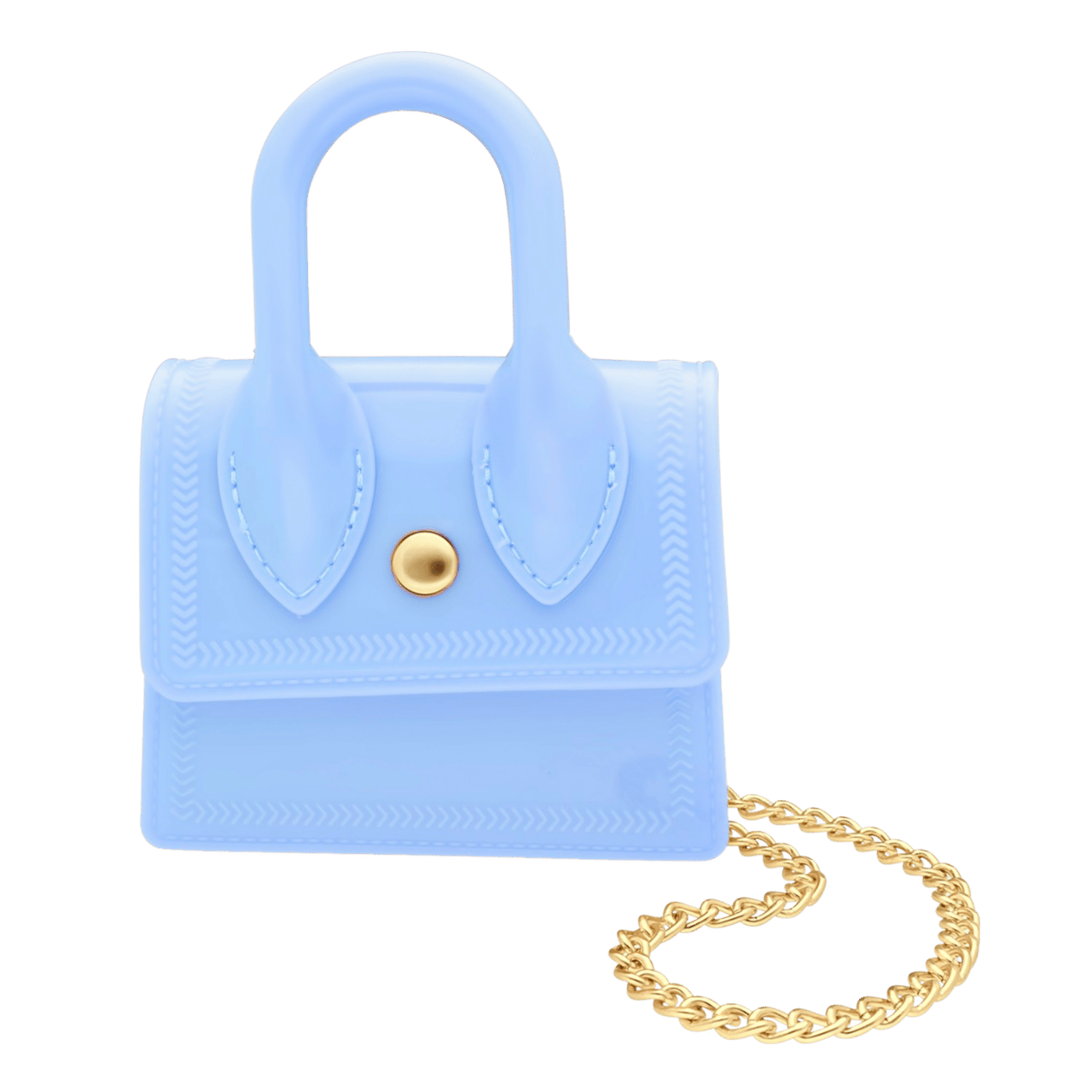 Blauwe mini tas