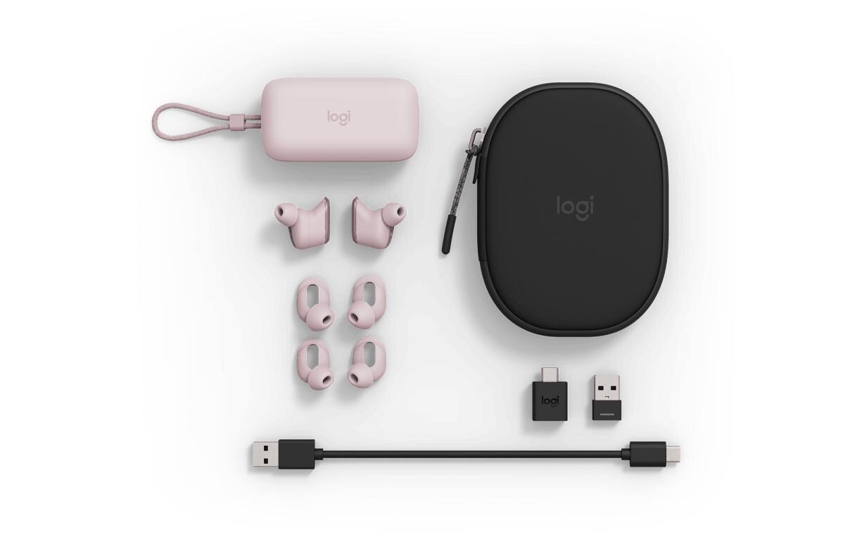 Headset Zone True Wireless Rosa<br>Bluetooth Earbuds in der Business-Version mit geräuschunterdrückendem Mikrofon