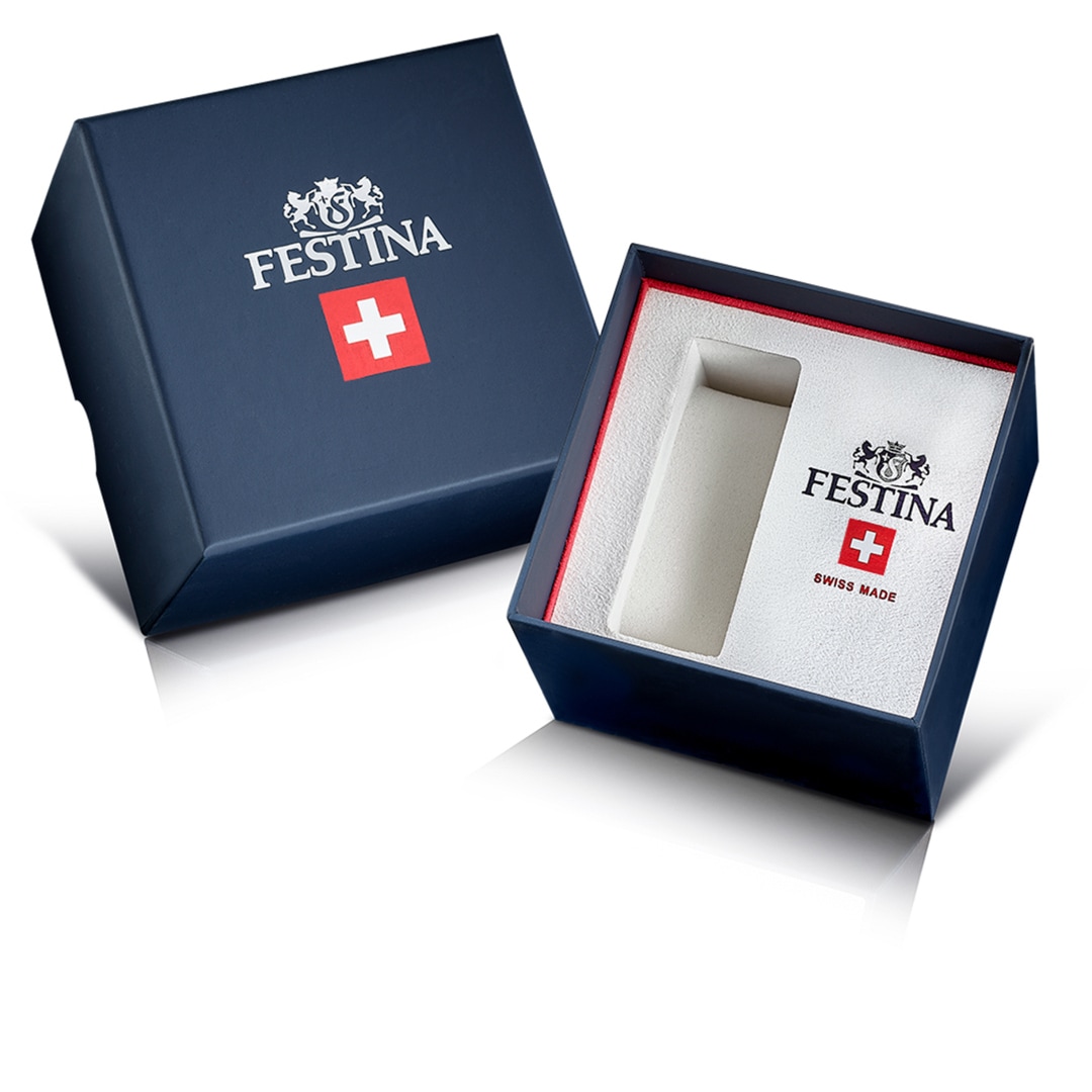 Festina Swiss Grace Goldig / Perlmutt 32mm