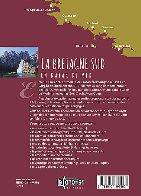 CANOTIER - LA BRETAGNE SUD EN KAYAK DE MER