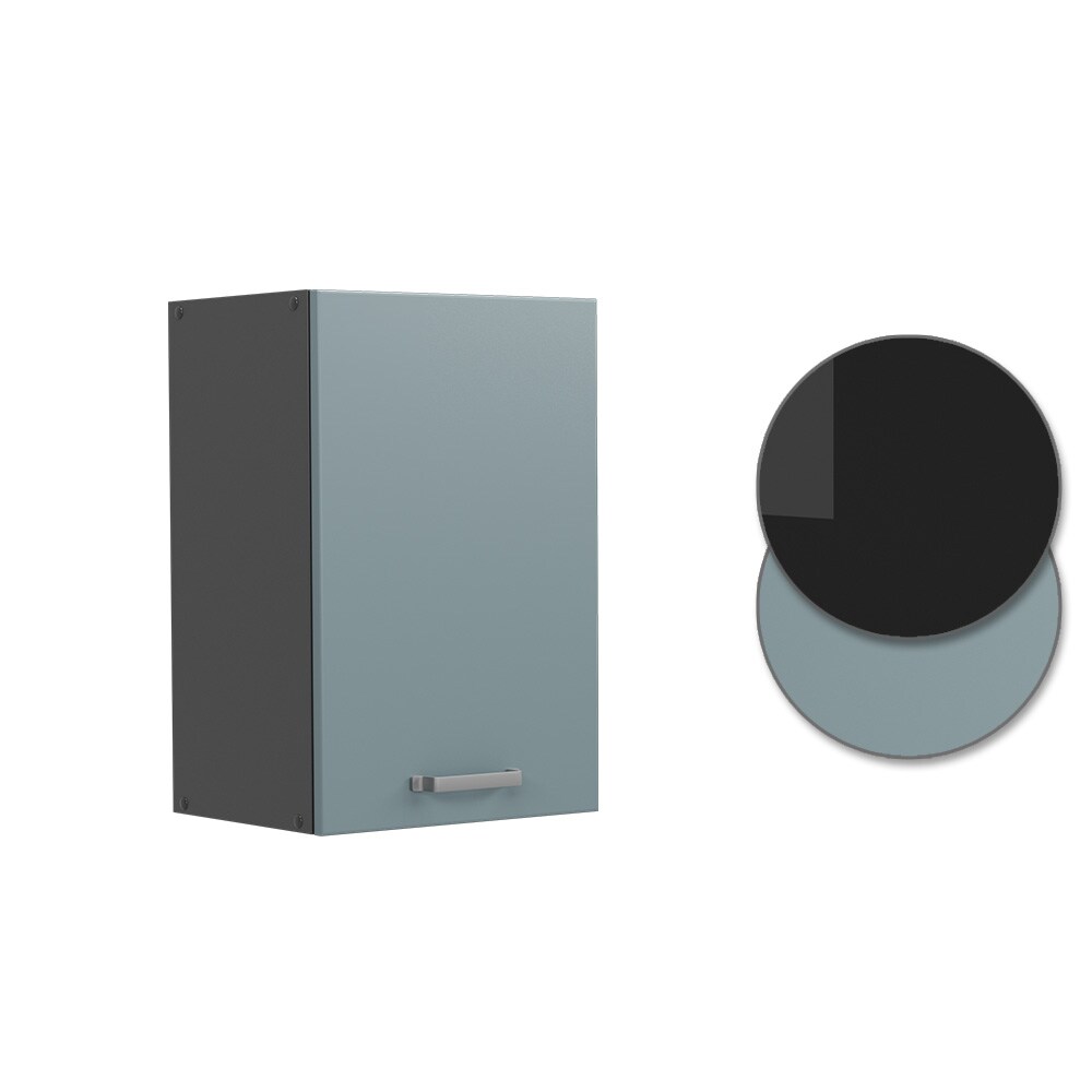 Vicco Hängeschrank Küchenschrank R-Line Solid Anthrazit Blau Grau 40 cm modern