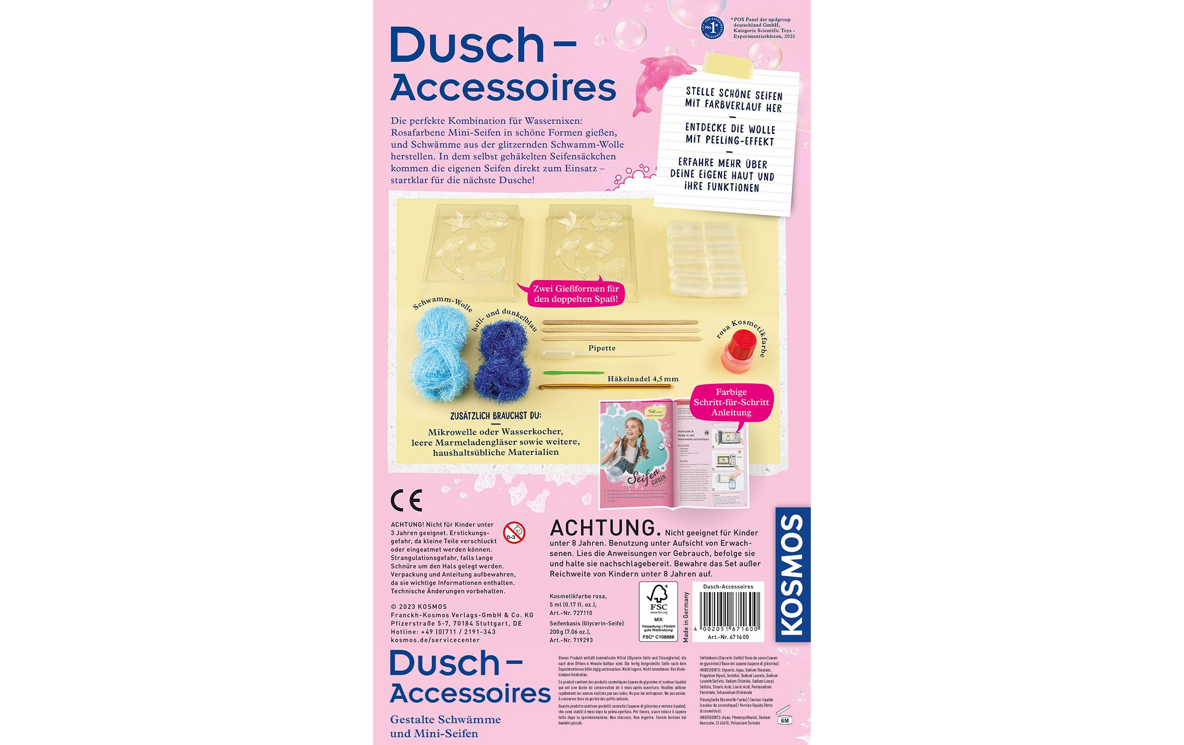 Dusch-AccessoiresEinzigartige Mischung aus Experimenten und einfacher Handarbeit