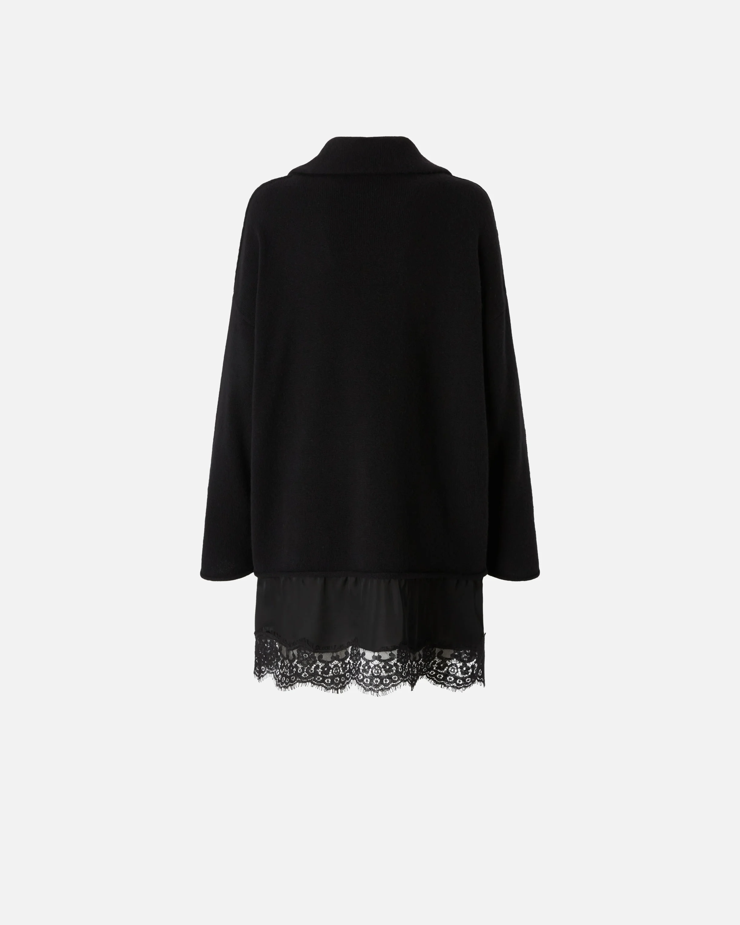 Robe avec empiècement | Noir