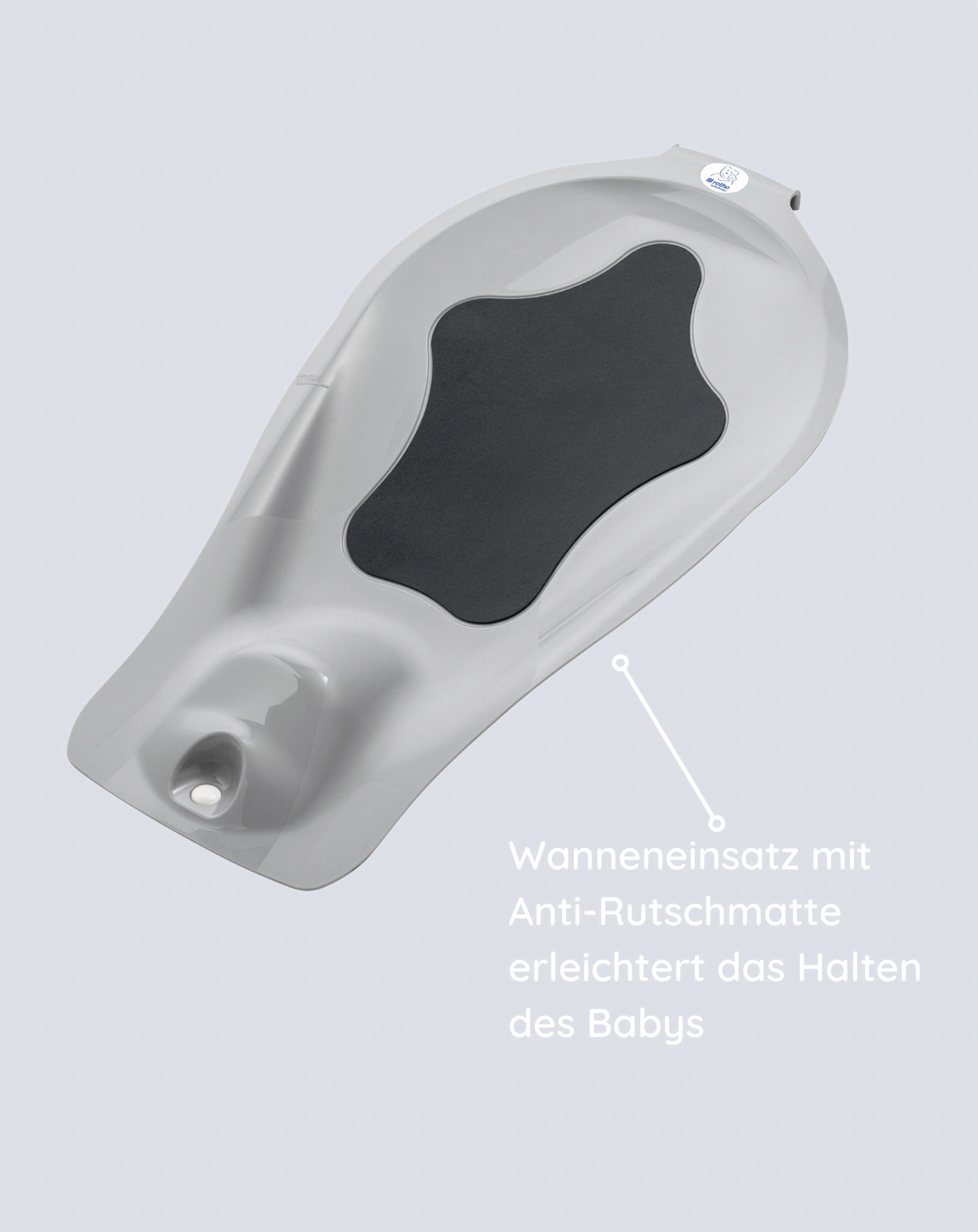 Badewanneneinsatz TOP (55,5x32) in grau