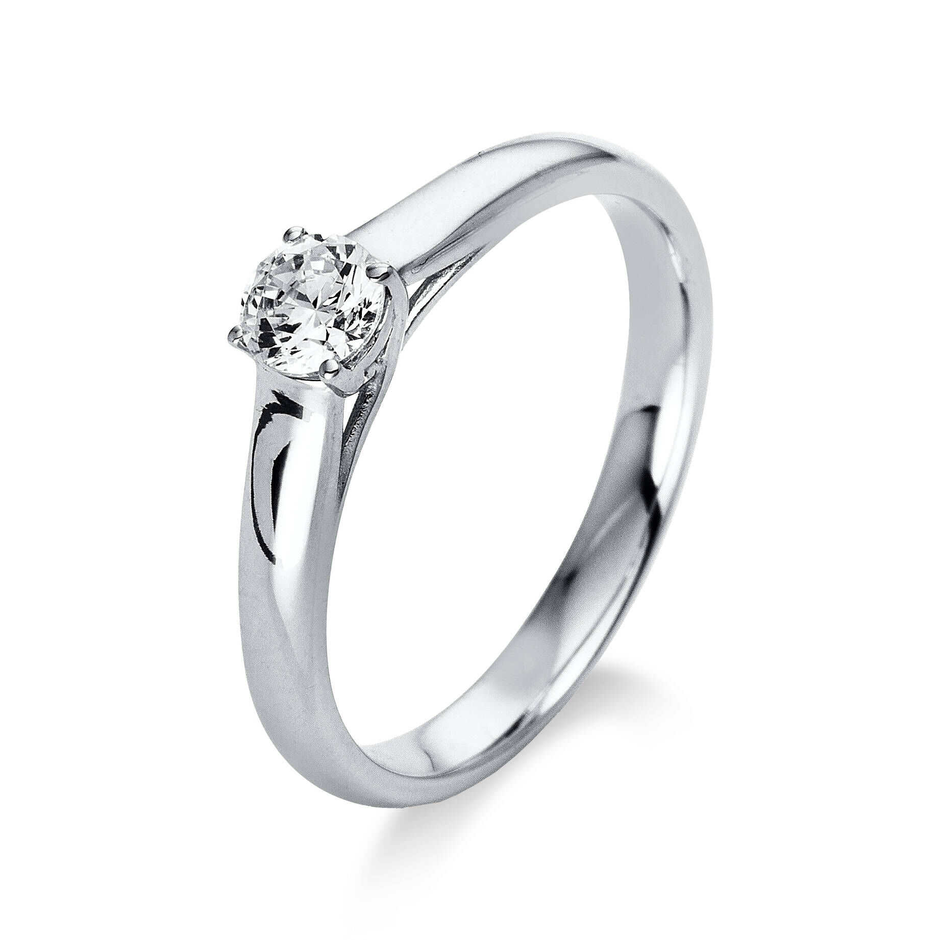 Diamond Group| Damen Solitärring mit Diamantbesatz
