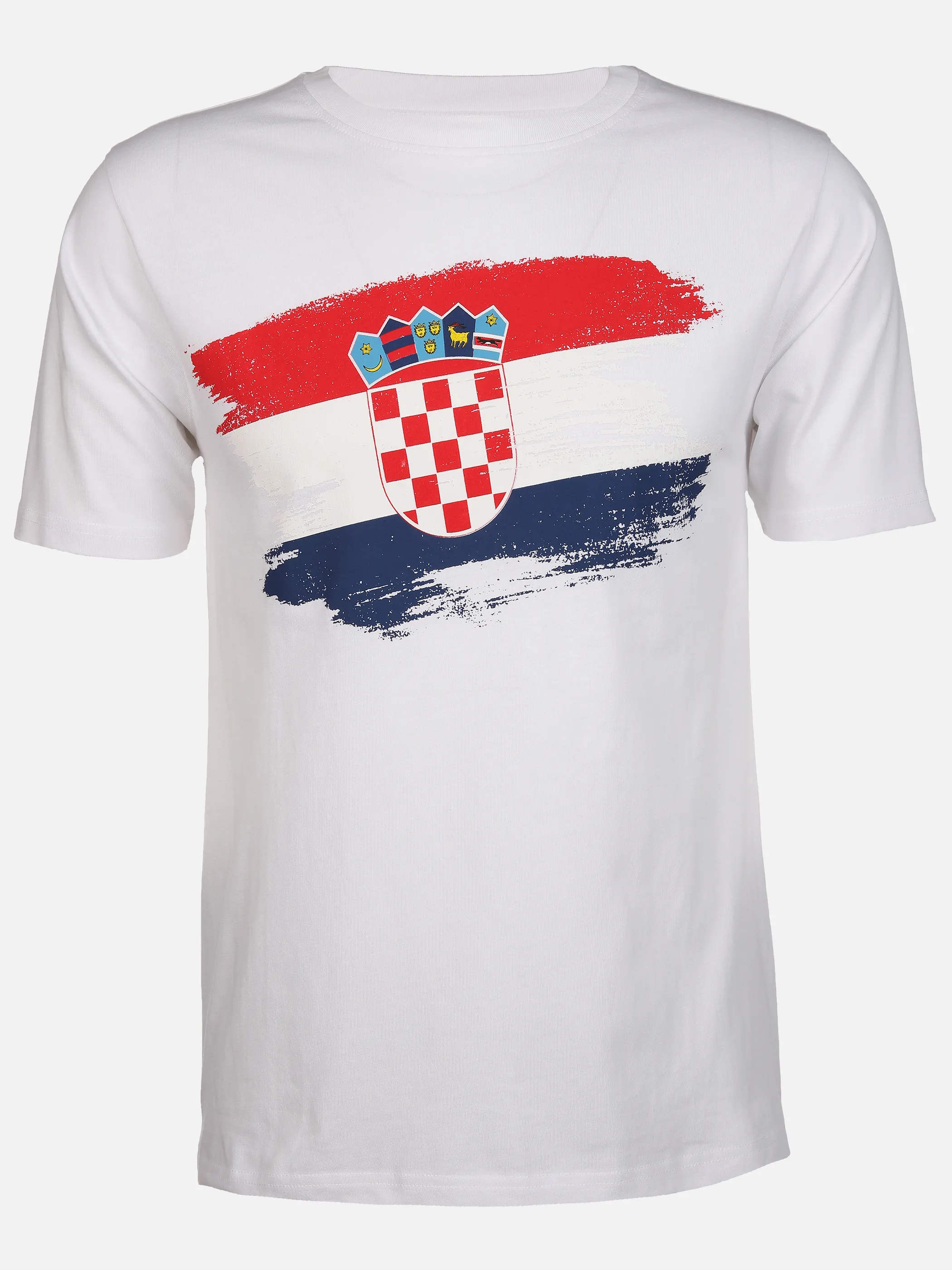 Damen/Herren T-Shirtmit Länderfahne Fussball EM24