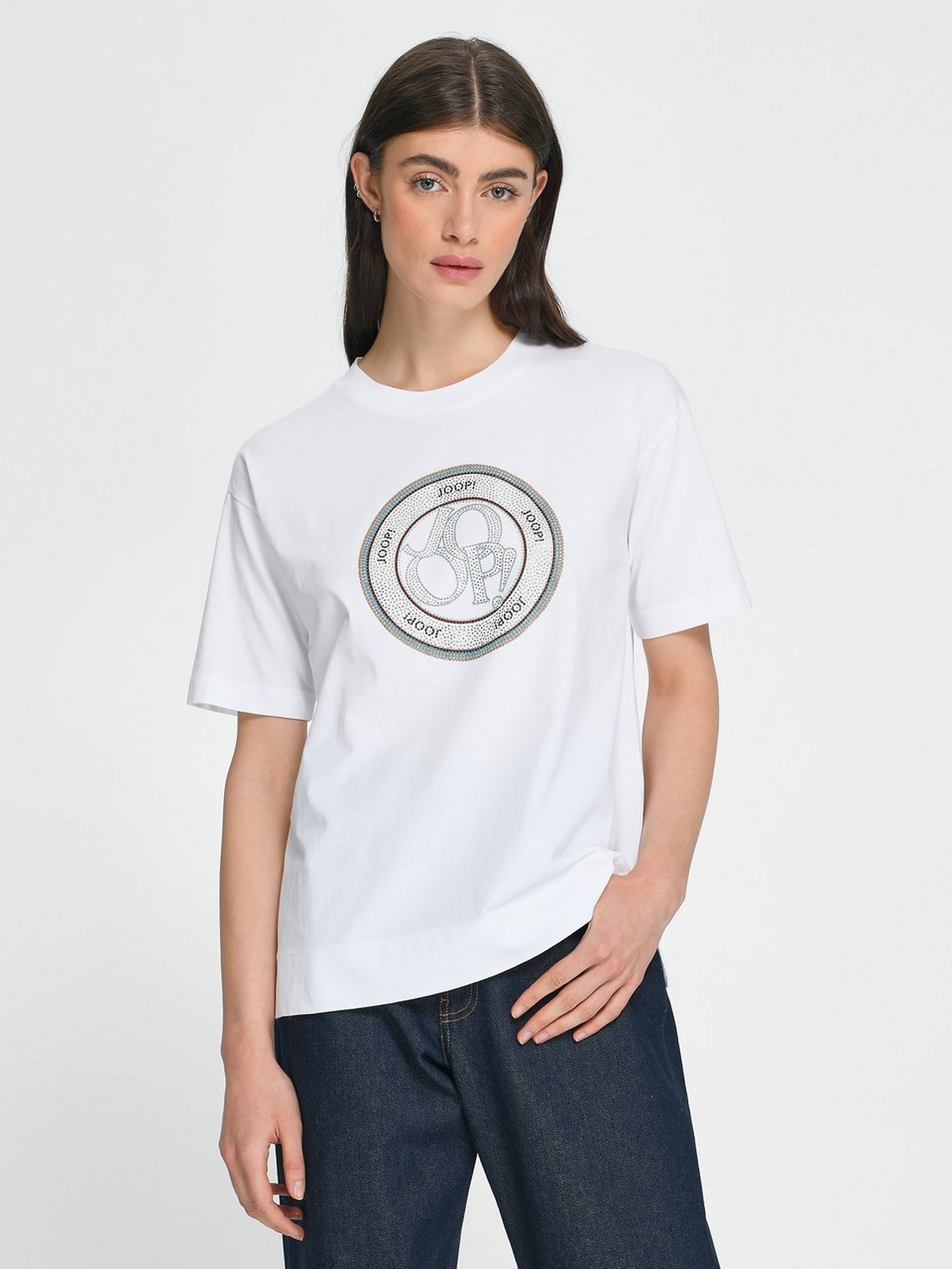 Rundhals-Shirt
