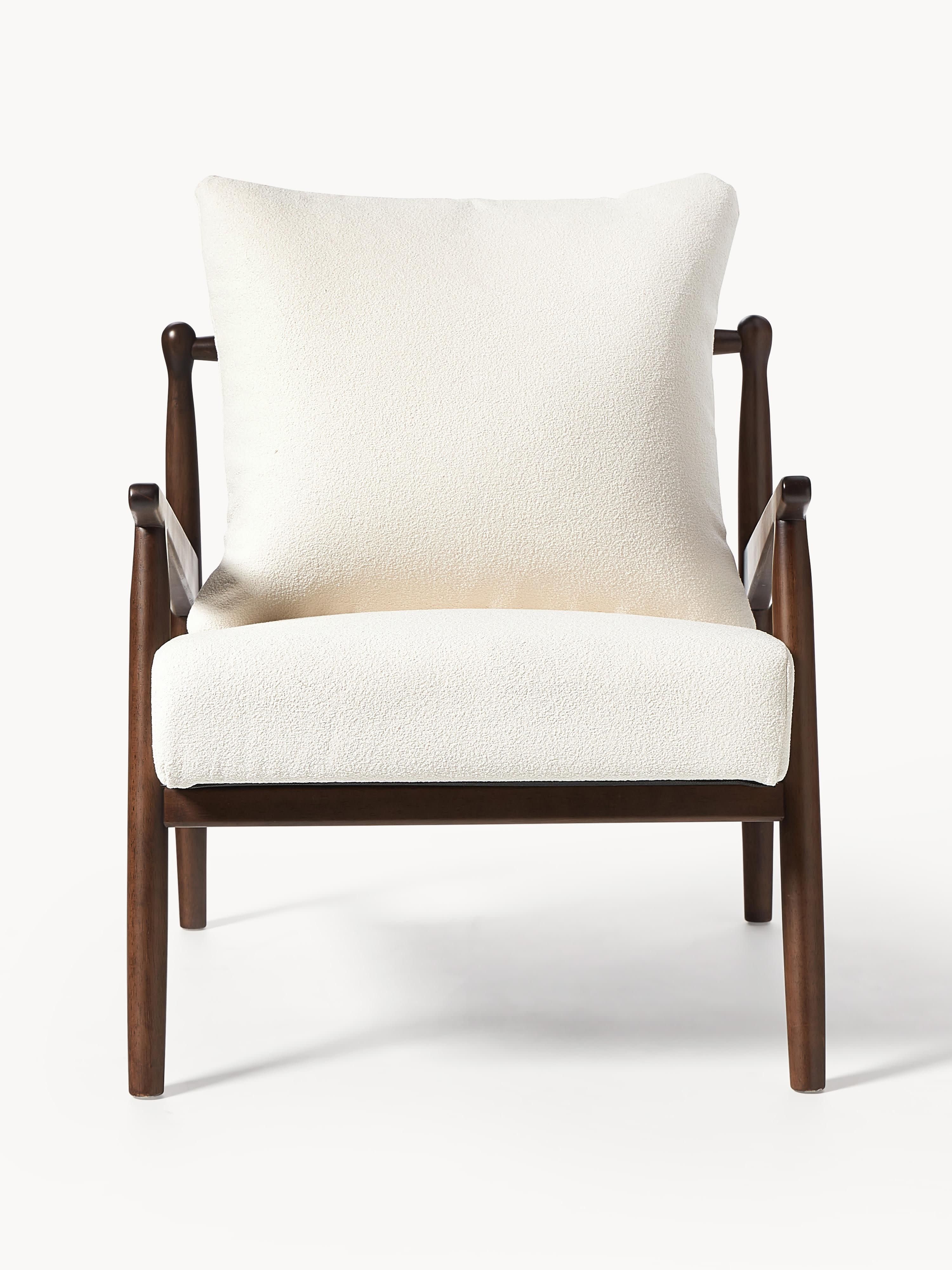 Bouclé loungefauteuil Mikkel