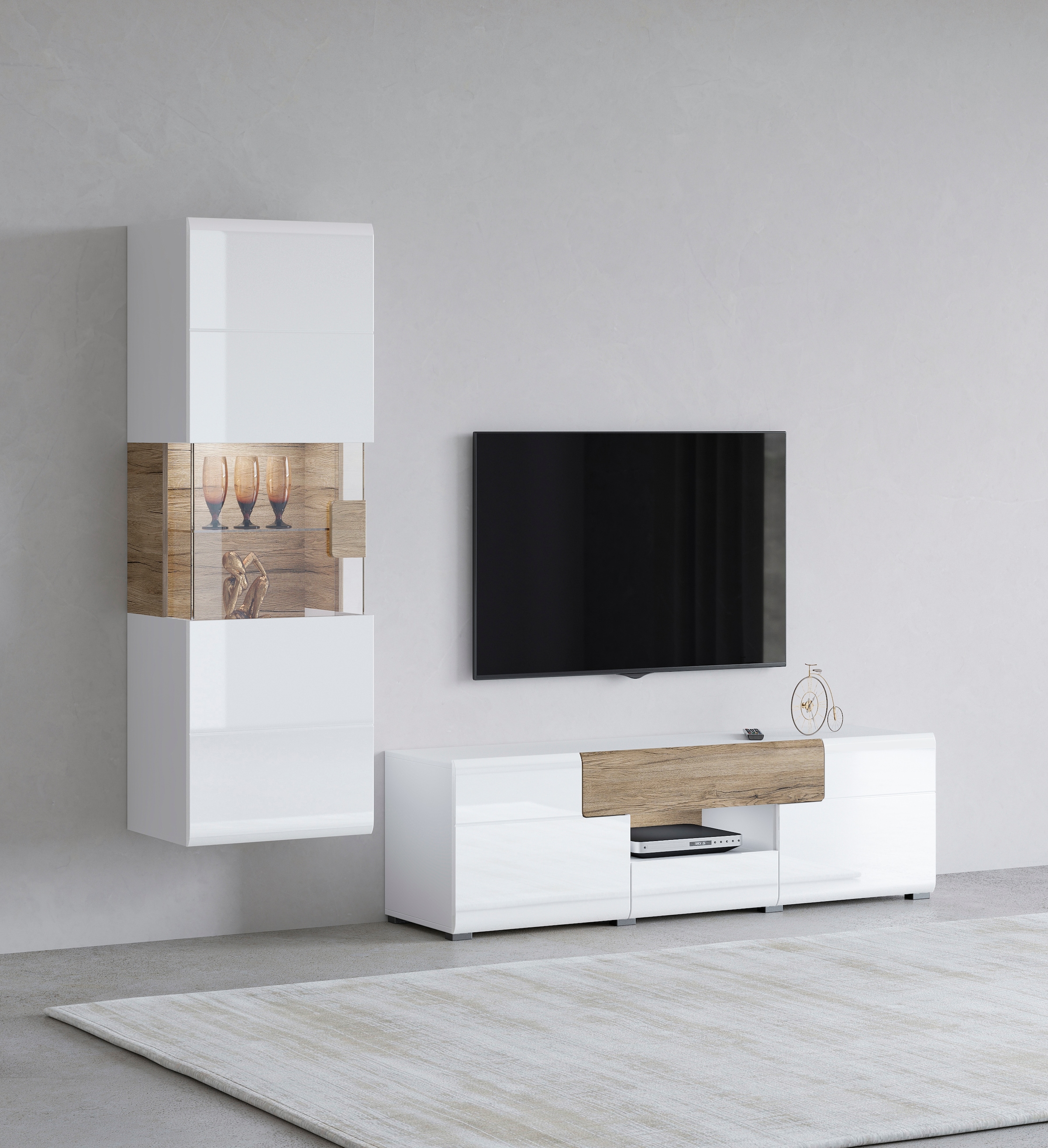 INOSIGN Wohnwand »Toledo« 2 Stk. tlg.