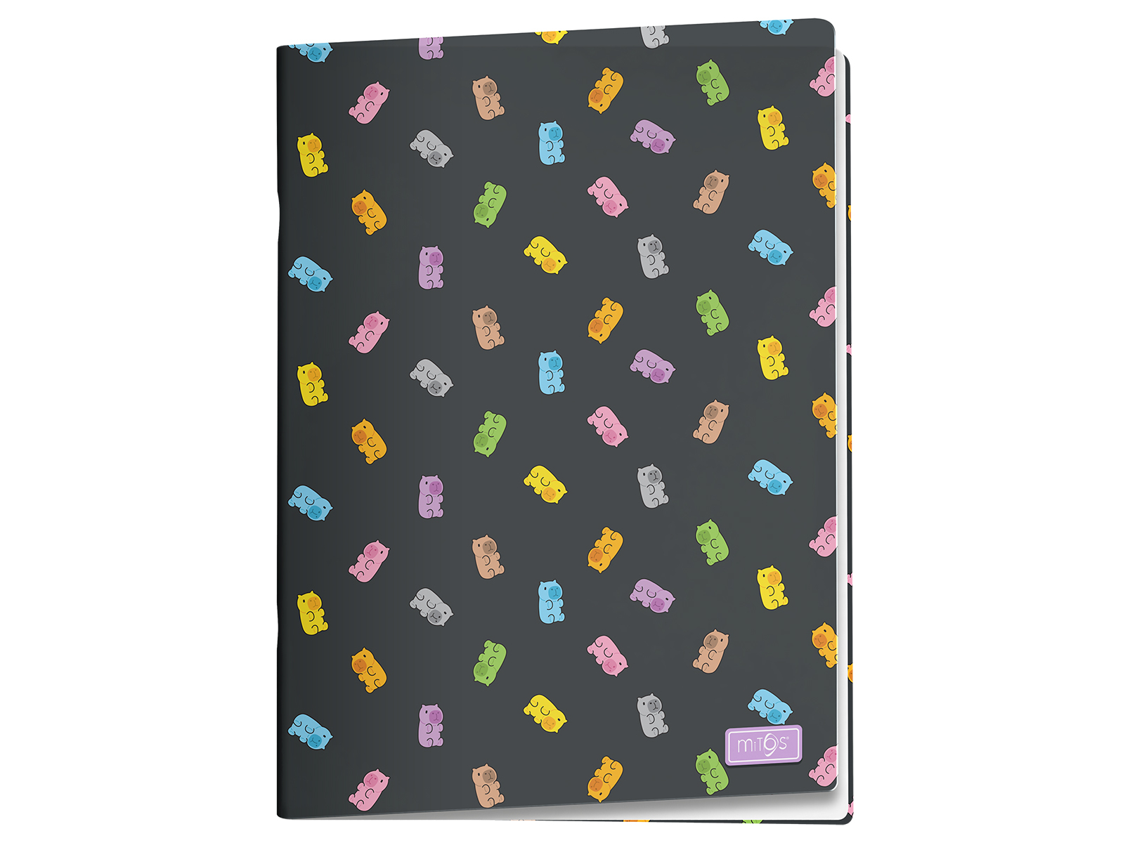 CADERNO A4 PAUTADO 48 FOLHAS 80G MITOS CAPIVARA