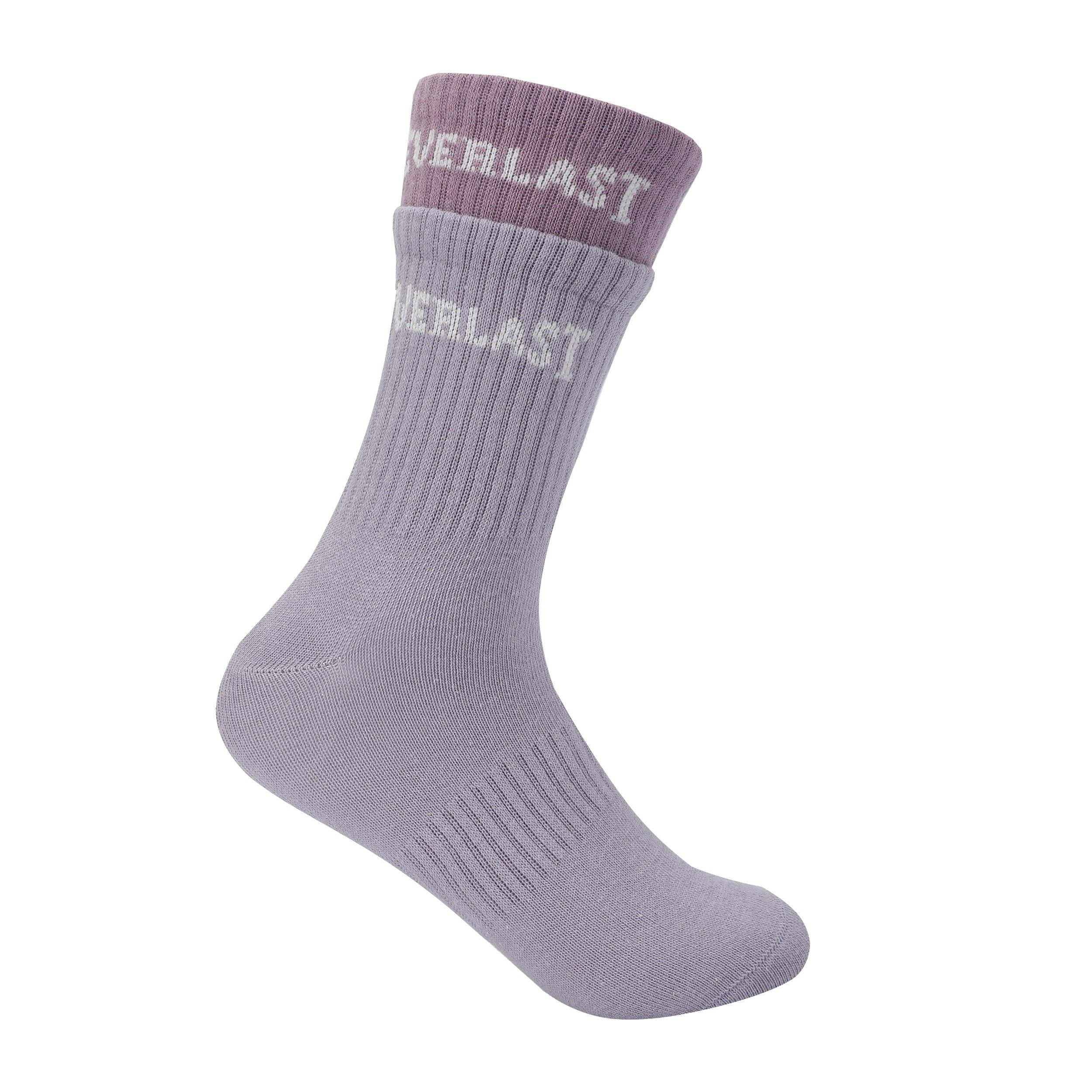 Everlast 2 Pack Ribbed Crew Socks Womens