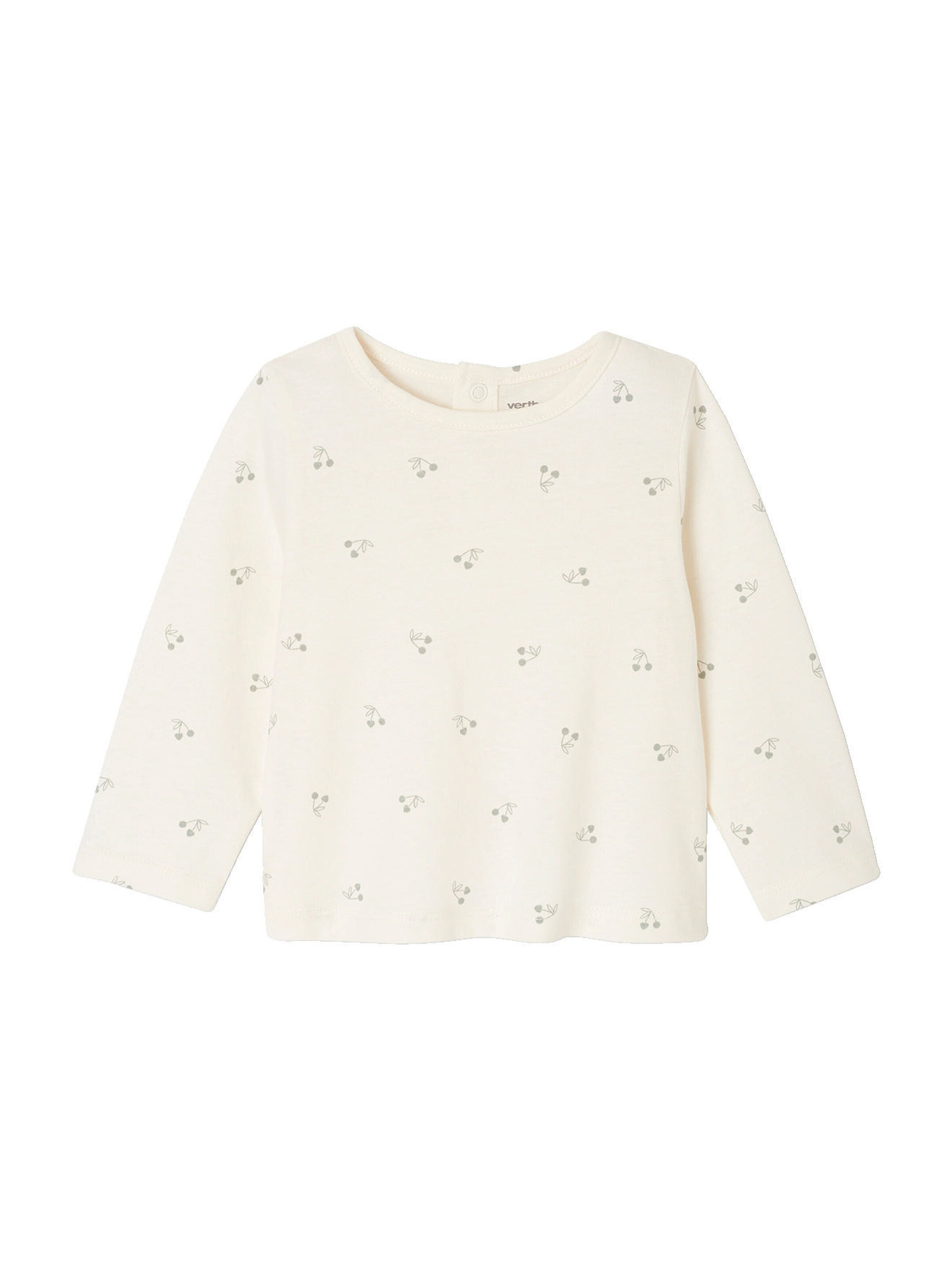 Vertbaudet 2er-Pack Baby Shirts mit Print BASIC salbeigrün