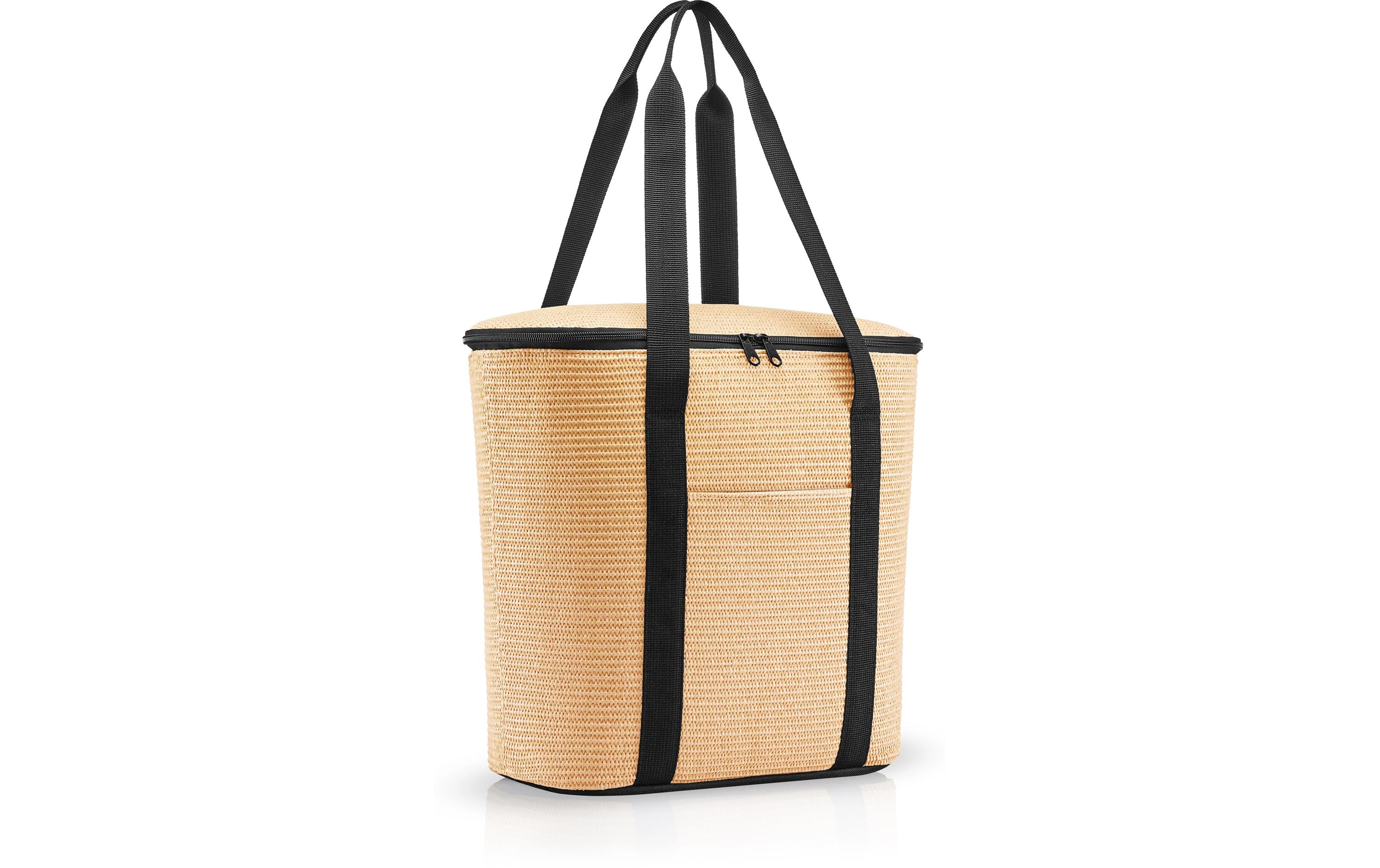 Einkaufskorb Thermoshopper Raffia BlackKühltasche für Einkauf oder Picknick