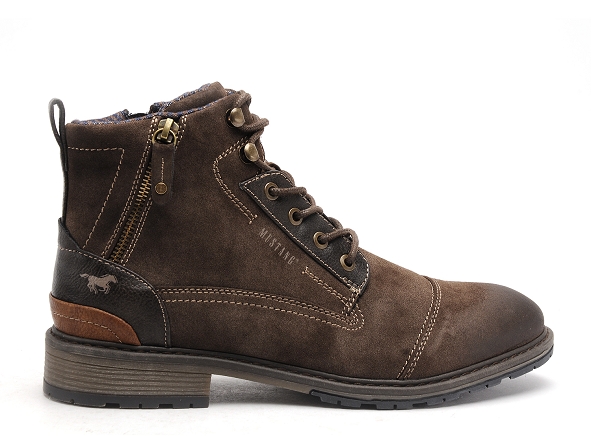 Mustang boots bottine homme 4140504 marron