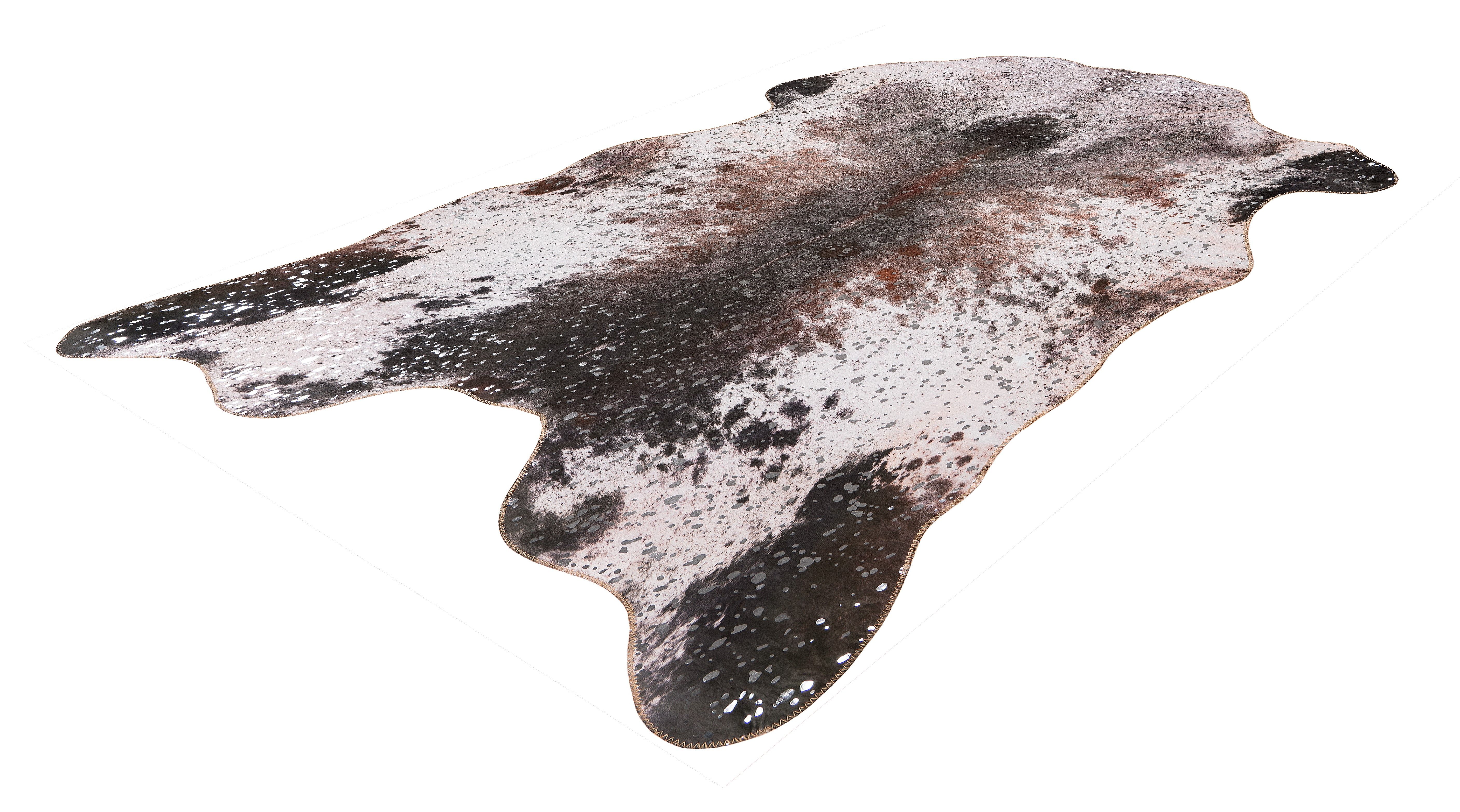 Vloerkleed 525 zilver-zwart-bruin Western