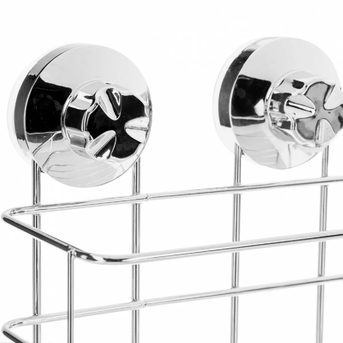 Panier Metallo Ventouse - Argent