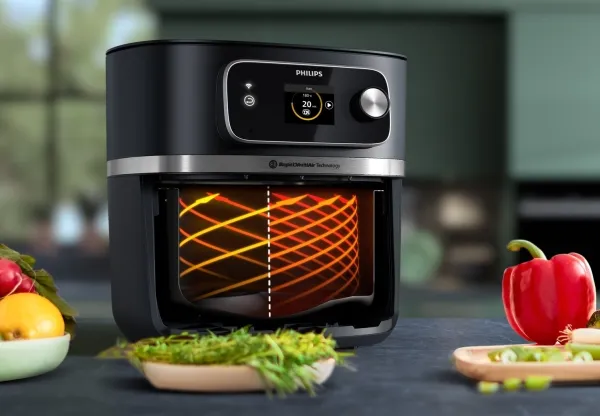 Philips 7000 Series HD9880 Airfryer Combi XXL - Varmluftsrister - 8,3 liter - 2200 W - sort