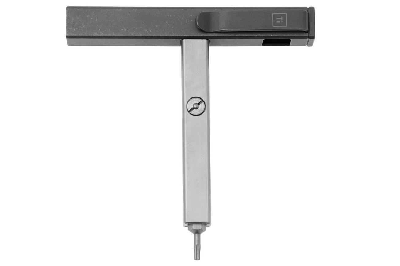 Big Idea Design Bit Bar Inline BB-IL Titanium, bit-driver met bitjes