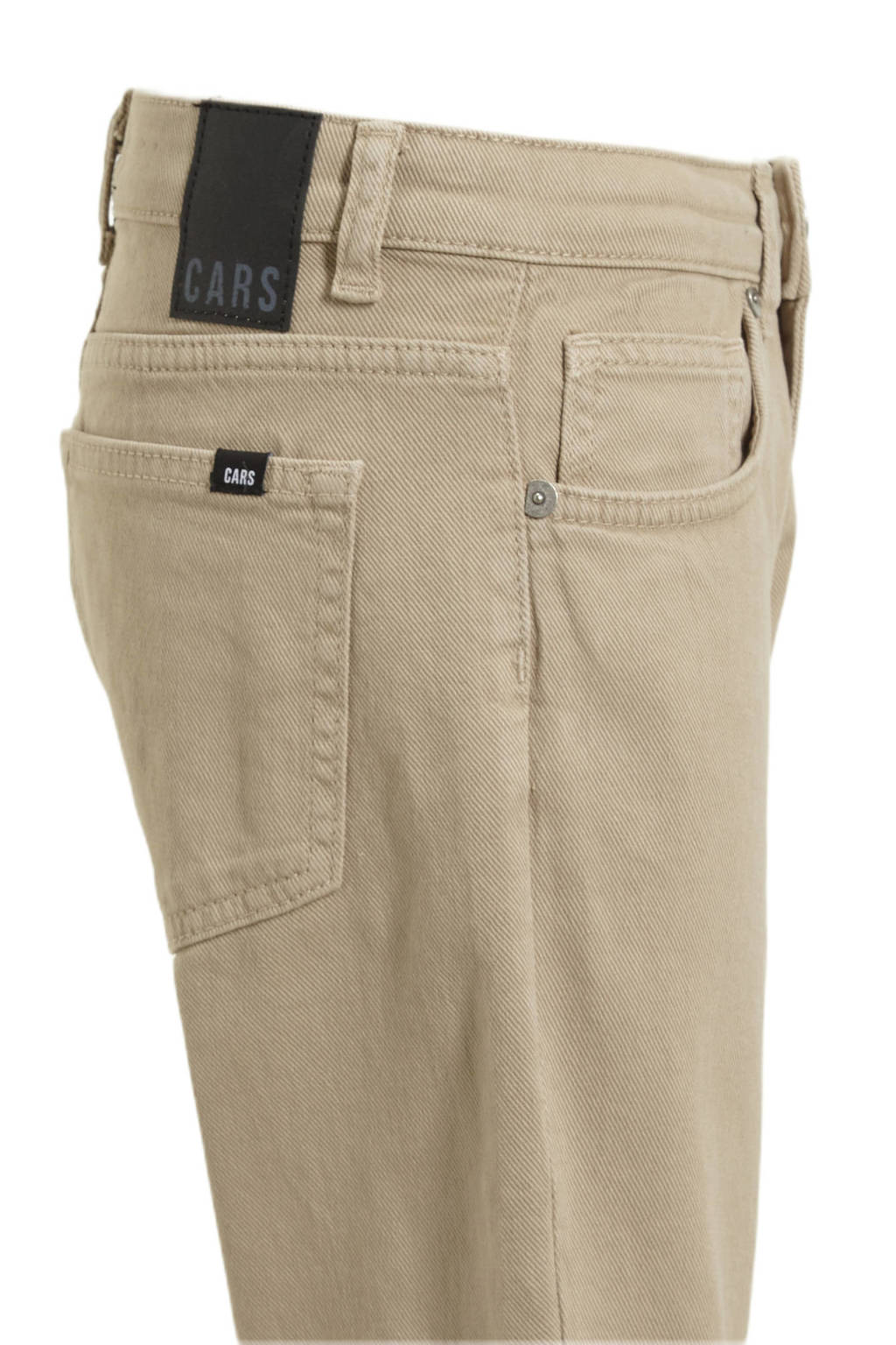 Cars slim fit casual short BLACKER ecru