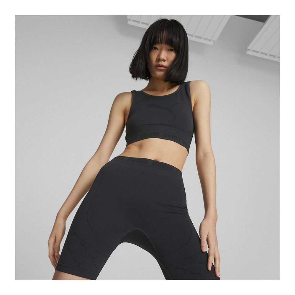 Puma EVOKNIT - Crop top Femme puma black
