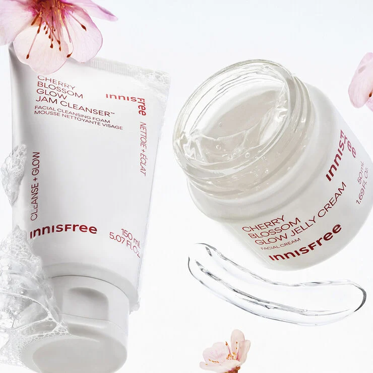 Innisfree Cherry Blossom Glow Jelly Cream - Cream Radiance & Glow
