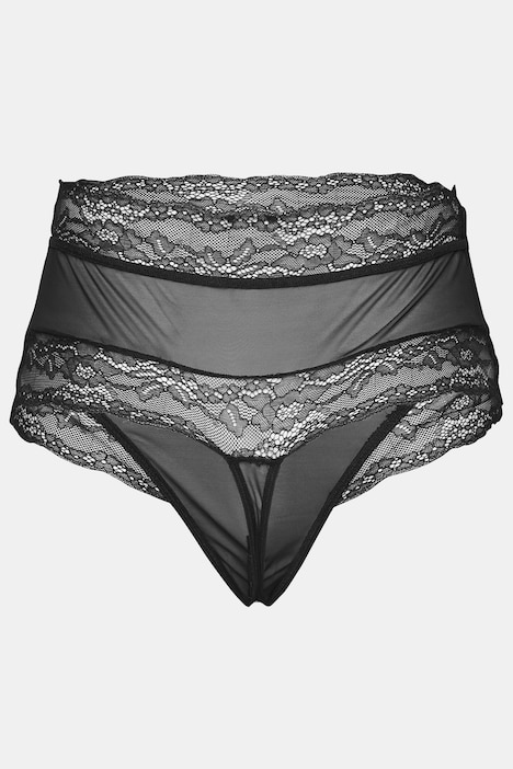 Stringpanty, Spitze, Ouvert, High Waist