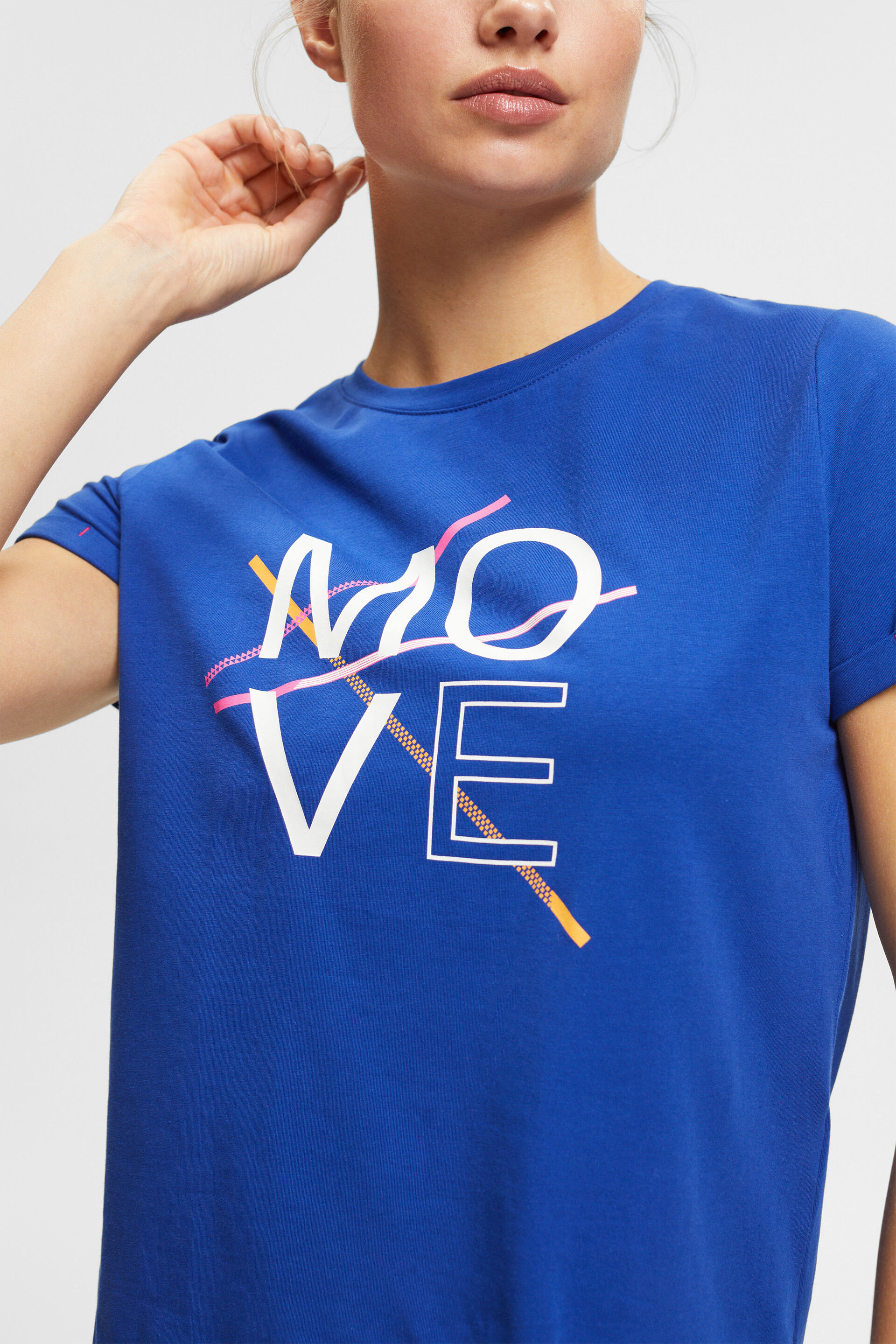 T-shirt en coton d’allure sportive
