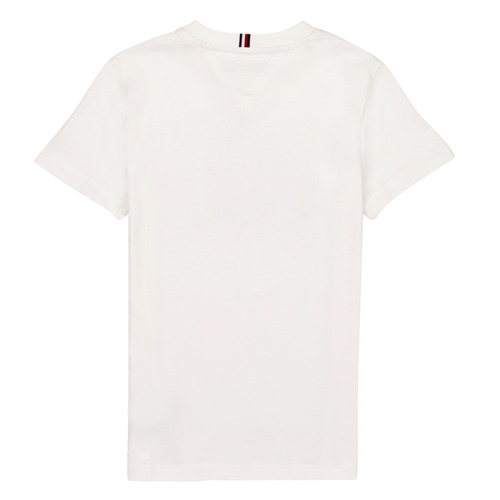 Tommy Hilfiger - TH LOGO TEE S/S - Blanc