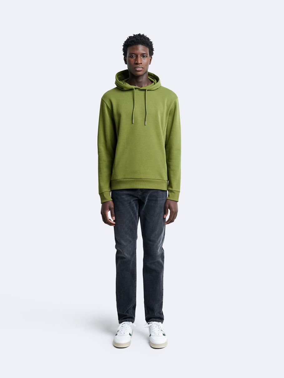 Sweat à capuche uni