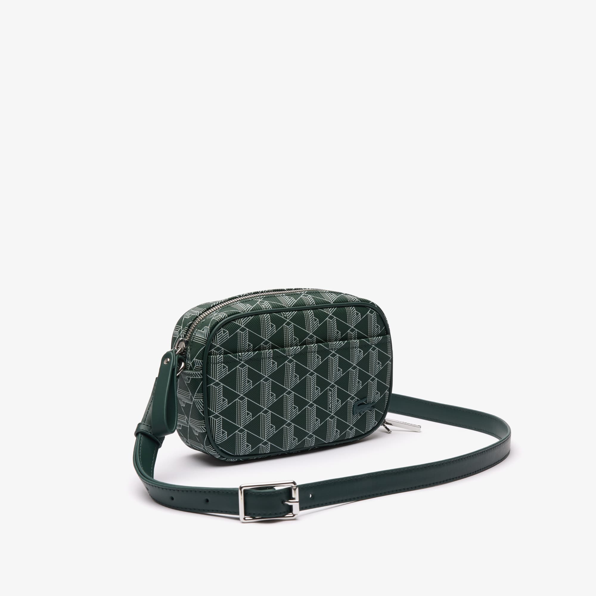 Sac crossover slim Daily Lifestyle monogramme Sacoches & Pochettes - Vert - Lacoste - Unisex