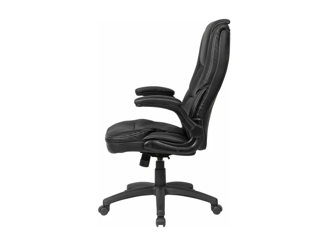 Chaise de Bureau Simili Cuir Fauteuil Ergonomique Siège Pivotante 120 kg