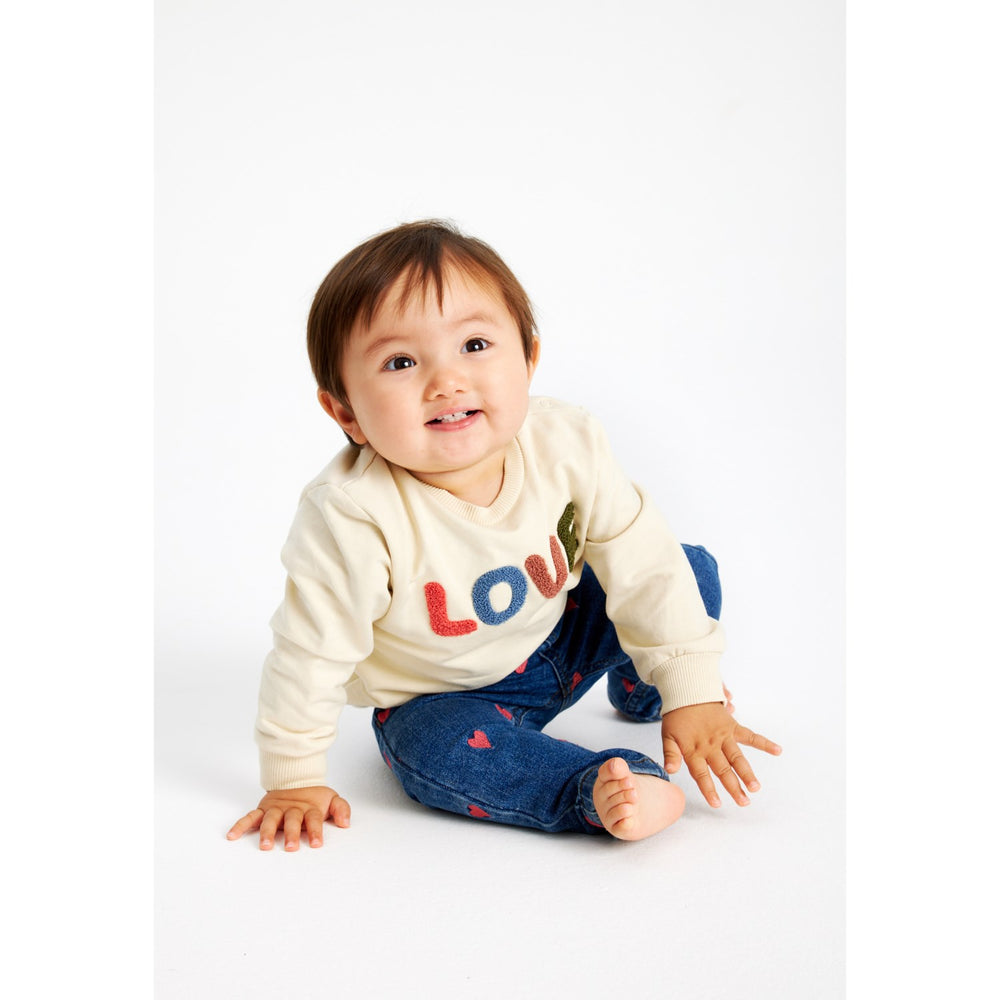 Køb THE NEW Siblings Medium Blue Denim Wash Lovia Jeans | Luksusbaby
