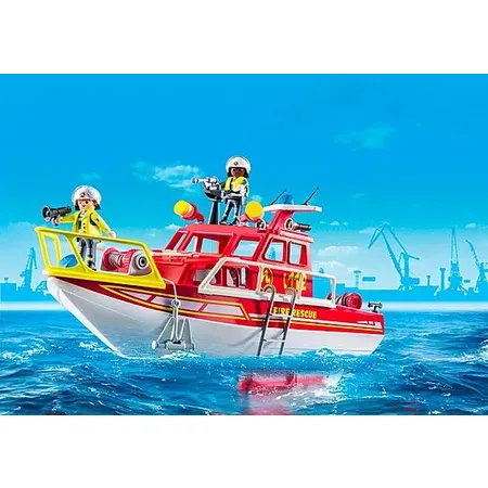 PLAYMOBIL® 71598 Act!on Heroes - Feuerlöschboot