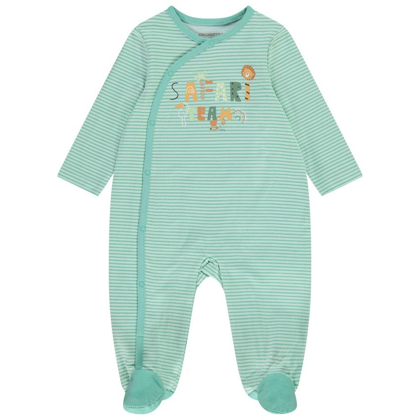 Lot de 3 dors-bien en jersey pour bébé garçon - Ouvertures différentes selon l'âge - Vert