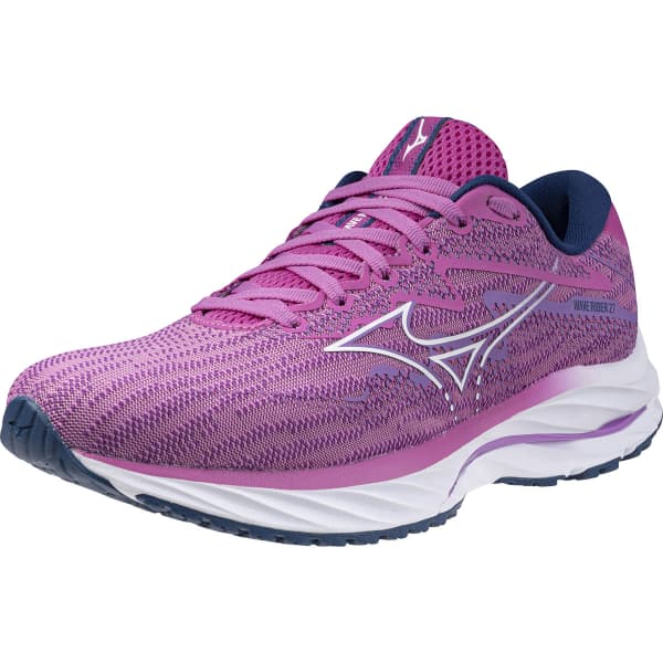 Chaussure running MIZUNO WAVE RIDER 27 W ROSEBUD/WHITE/NAVY PEONY