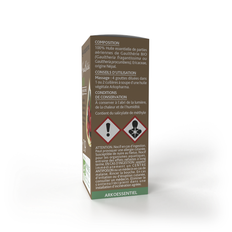 Huile essentielle n°09 gaulthérie 10ml