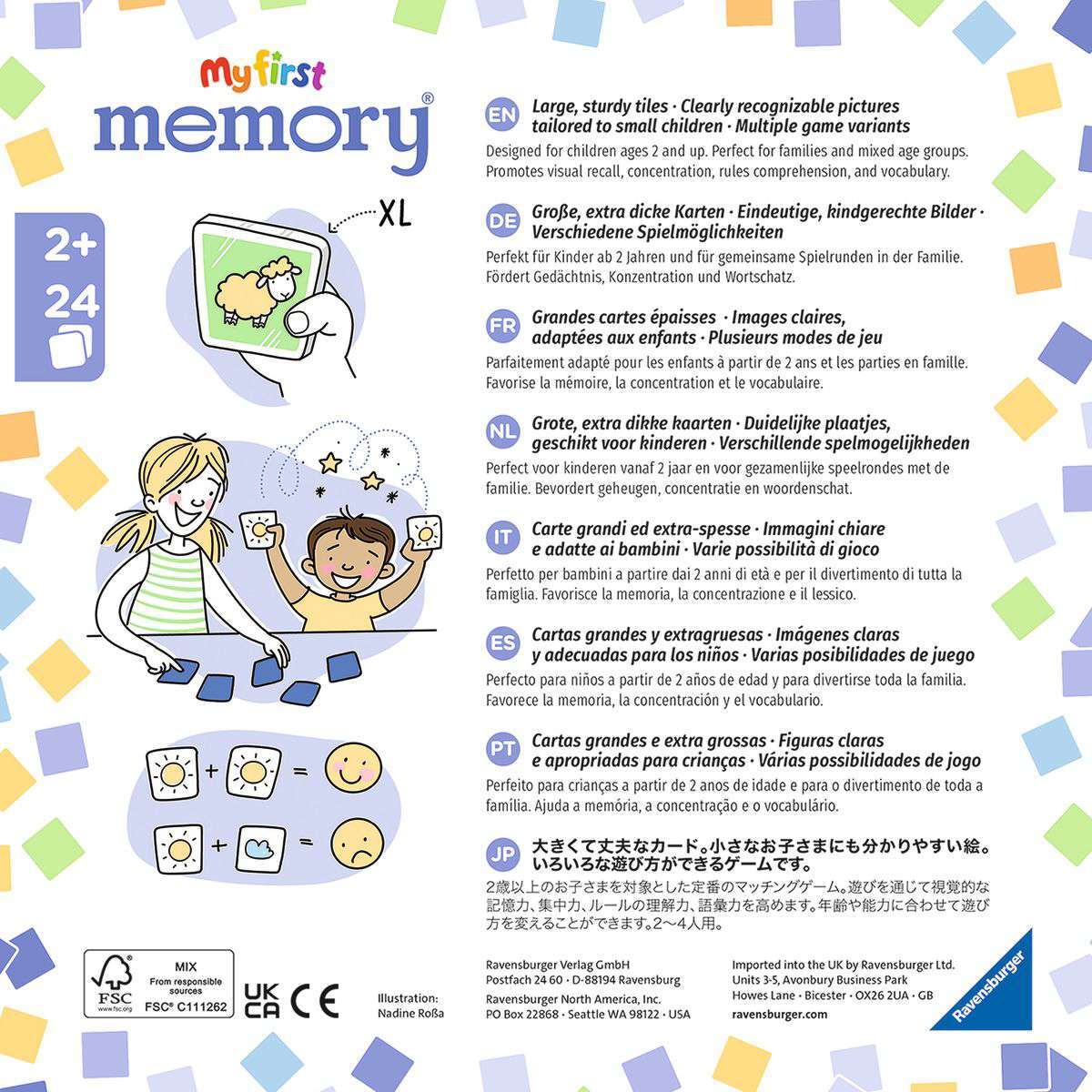 Ravensburger Spiel My first memory® Fahrzeuge