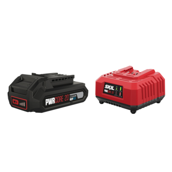 SKIL 20V startset 2,5Ah accu   snellader 3110AA