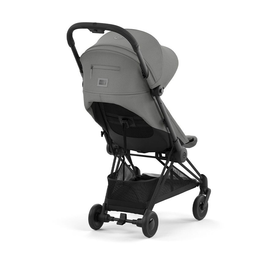 Poussette ultra-compacte Coya matt black/mirage grey - Ecru