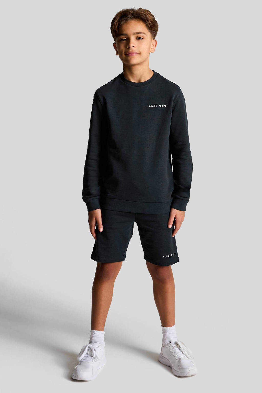 Lyle & Scott sweatshort MLB2022V donkerblauw